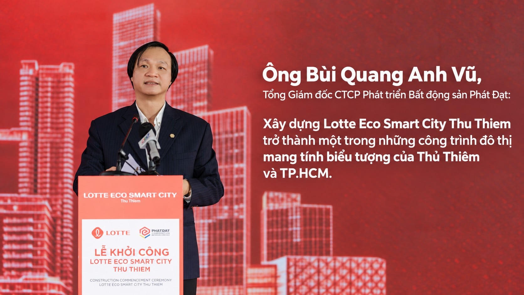 Lotte và Phát Đạt: 60.000 tỷ đồng kiến tạo diện mạo Thủ Thiêm