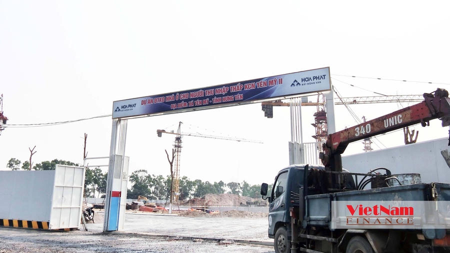 Hoà Phát đang xây 9.000 căn nhà ở xã hội Yên Mỹ 2 (Hưng Yên)