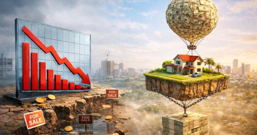 Đất nền quý I/2026: Thanh khoản giảm mạnh nhưng giá vẫn neo cao