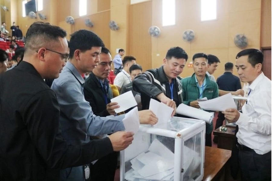 Đấu giá đất xã Quốc Oai: lô cao nhất hơn 125 triệu đồng/m2