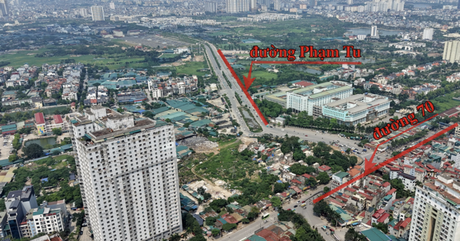 Nút giao Phạm Tu - đường 70: tiến độ hoàn thành trước 31-12-2026