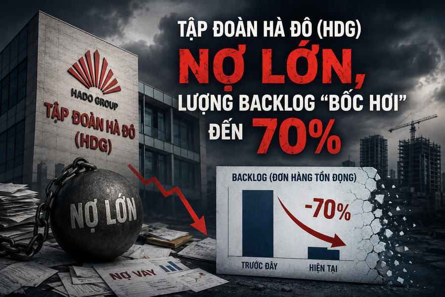 Hà Đô (HDG) “gồng mình” trong khoản nợ lớn, lượng backlog “bốc hơi” đến 70%, điều gì đang diễn ra?