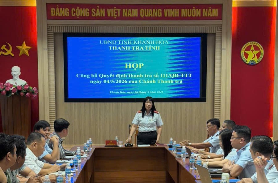 Thanh tra 7 dự án do Ban QLDA Đầu tư xây dựng Khánh Hòa làm chủ đầu tư