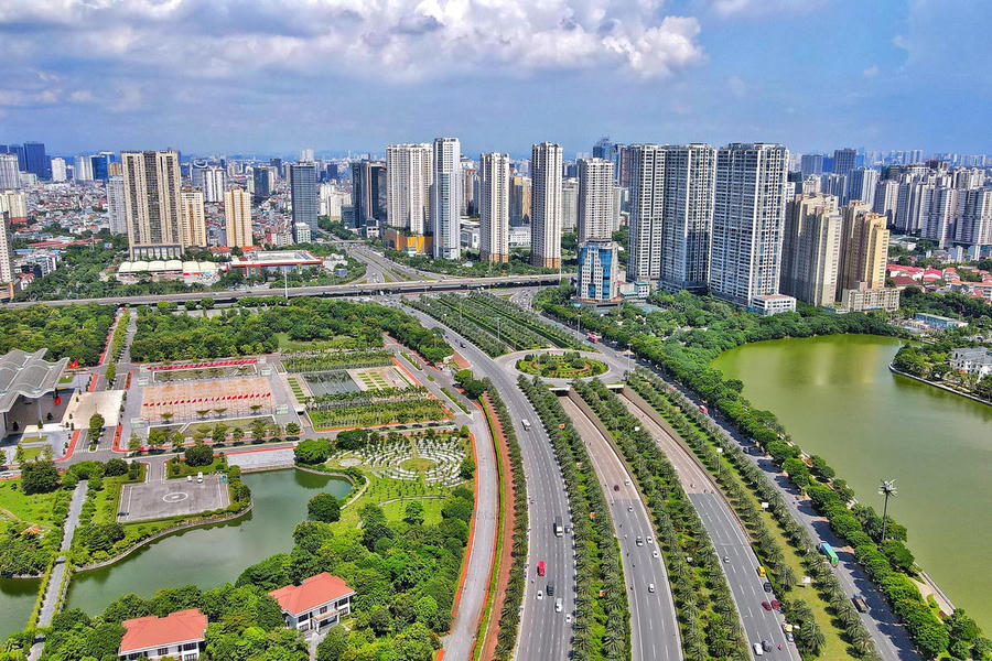Giá đất quanh Đại Lộ Thăng Long tăng nhiệt khi metro số 5 khởi động