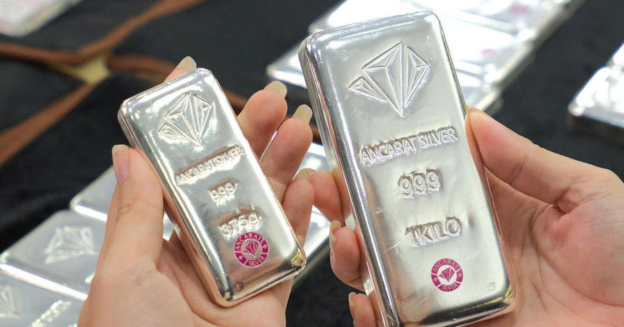 Giá bạc thế giới tăng lúc nửa đêm lên 11% trong 5 ngày, chạm 88,93 USD/ounce
