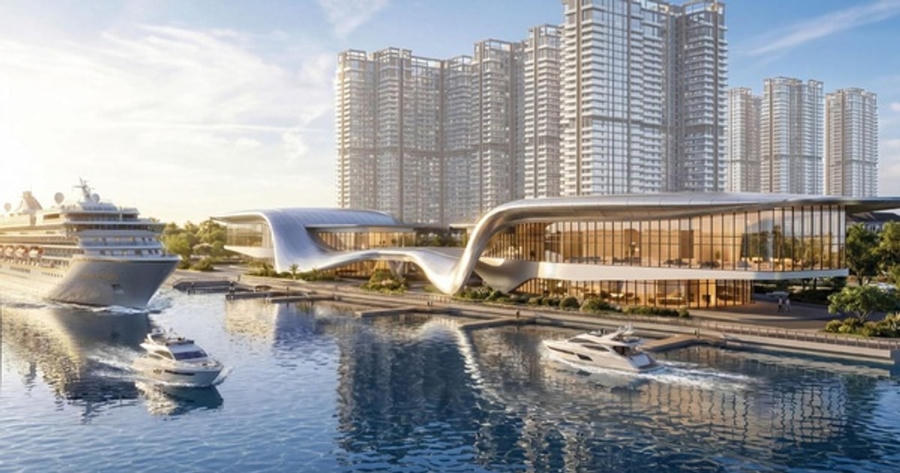 Bến du thuyền cao cấp đầu tiên trên sông Hồng sắp hình thành ở Văn Giang
