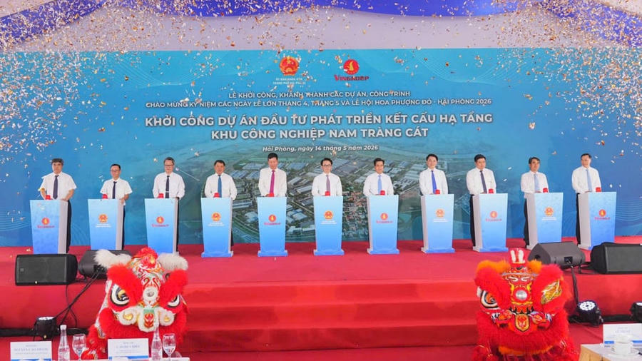 Hải Phòng khởi công 10 dự án hơn 18.000 tỷ đồng hôm nay 14/5