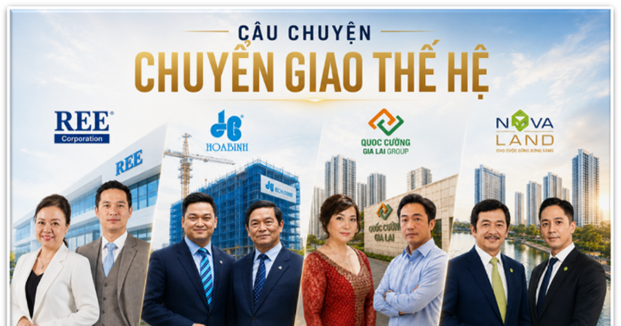 Từ REE đến Novaland: Bài toán chuyển giao thế hệ ở DN niêm yết