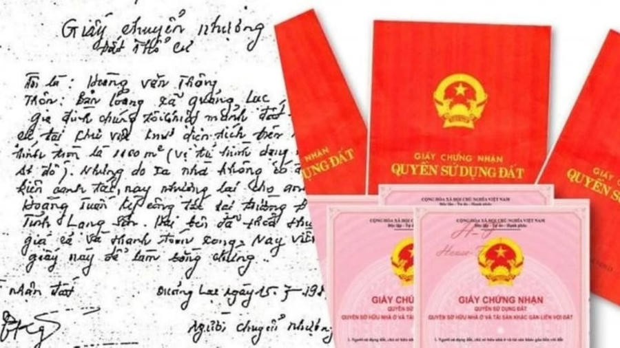 Cấp sổ đỏ đất mua bằng giấy viết tay giai đoạn 2014-2024