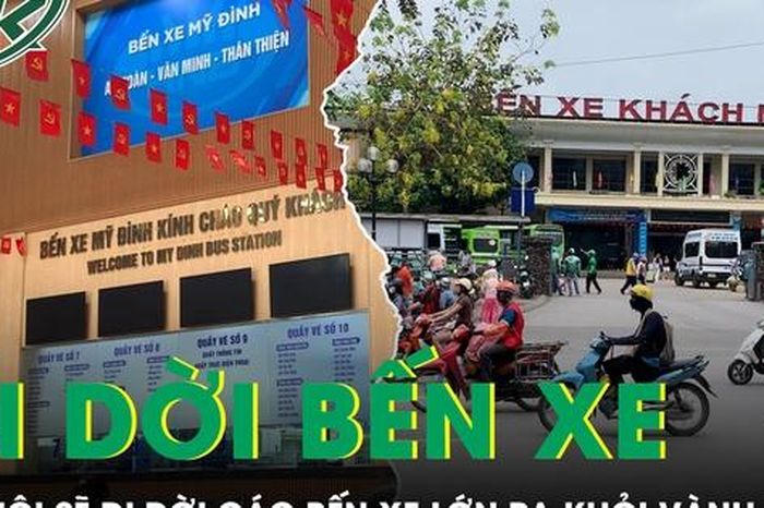 Hà Nội dự kiến di dời bến xe Mỹ Đình, Giáp Bát, Nước Ngầm