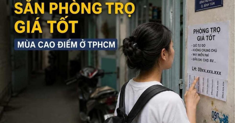 Bí kíp săn phòng trọ TPHCM giá tốt mùa cao điểm
