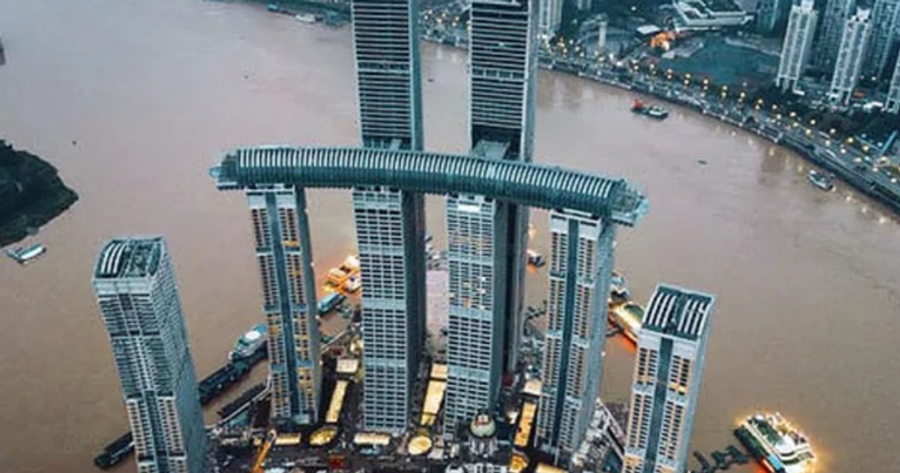 The Crystal ở Trùng Khánh: tòa nhà chọc trời nằm ngang dài 300m