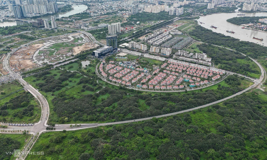 4 đường huyết mạch ở Thủ Thiêm dài gần 12 km đang tăng tốc