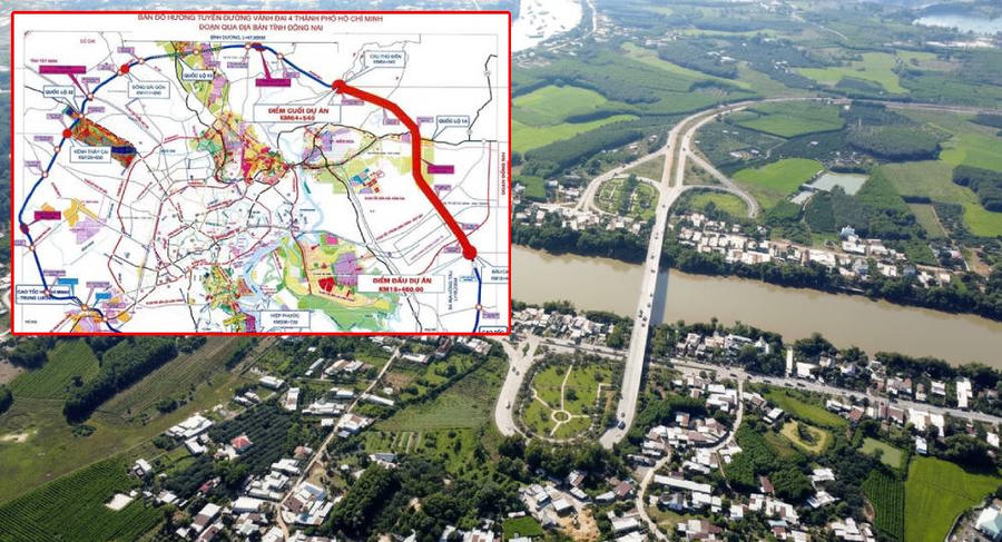 Vành đai 4 TP.HCM qua Đồng Nai dài 46km, đi qua 9 phường xã nào?