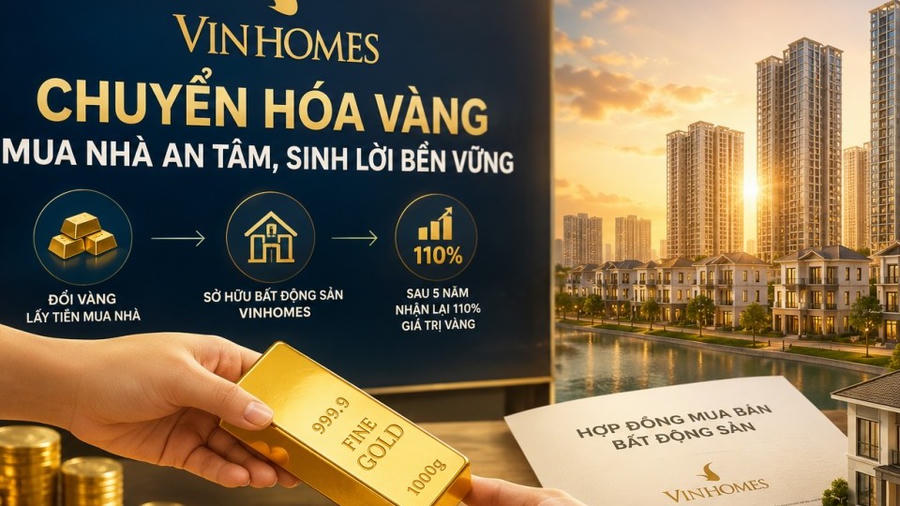 Cực Nóng: Vinhomes điều chỉnh chính sách đổi vàng lấy nhà