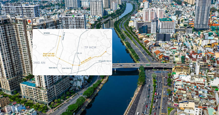 Đề xuất kéo dài đại lộ Võ Văn Kiệt thêm 15,1km, vốn gần 16.000 tỷ