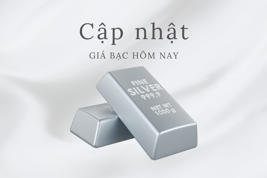 Giá bạc hôm nay 31/5: Đồng loạt giảm 