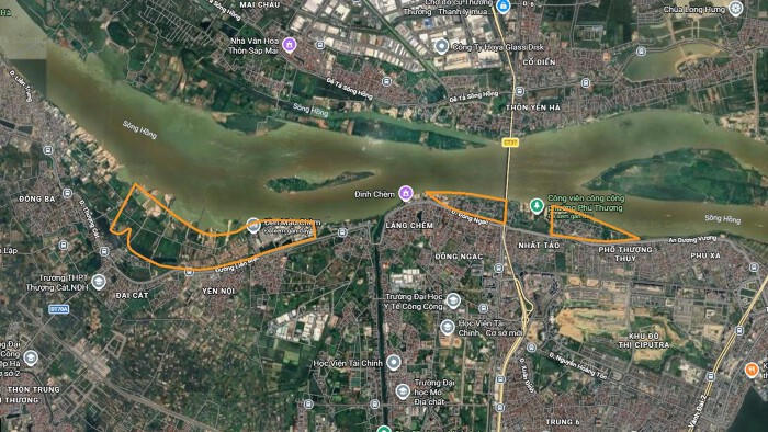 Giá đất khu Bắc Cổ Nhuế- Thượng Cát - Phú Thượng thuộc trục cảnh quan sông Hông đang được định giá bao nhiêu