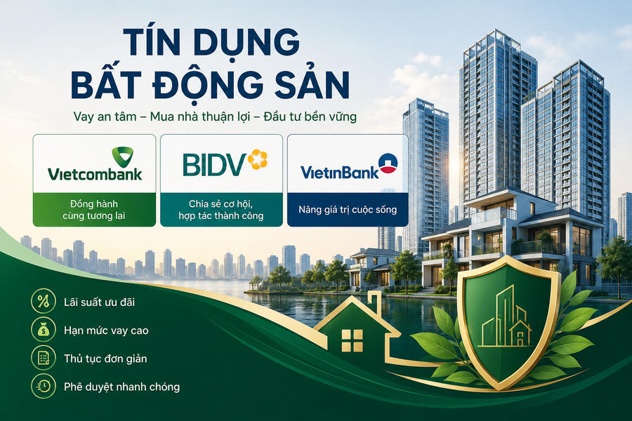 Cho vay kinh doanh bất động sản: Góc khuất ở Big 3 ngân hàng