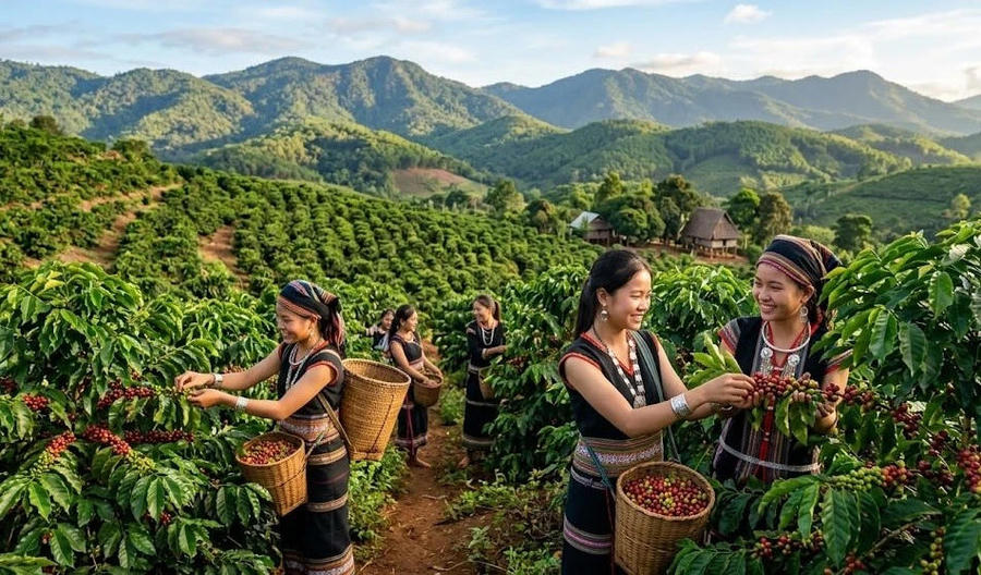 Chốt giá cà phê hôm nay 1/6/2026: Tây Nguyên giảm còn 86.800 - 87.400 đồng/kg