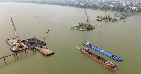 Cầu Trần Hưng Đạo, Thượng Cát, Ngọc Hồi, Hồng Hà, Tứ Liên… vượt sông Hồng tại Hà Nội đang thi công đến đâu