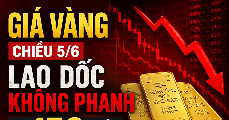 Giá vàng thế giới lao dốc thủng mốc 4.400 USD
