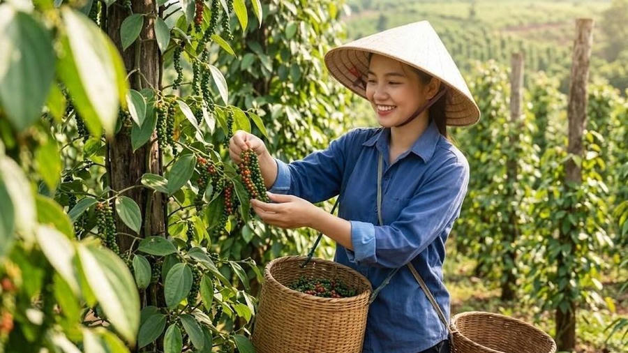 Giá hồ tiêu hôm nay 5.6: Tăng mạnh khắp các vùng trọng điểm