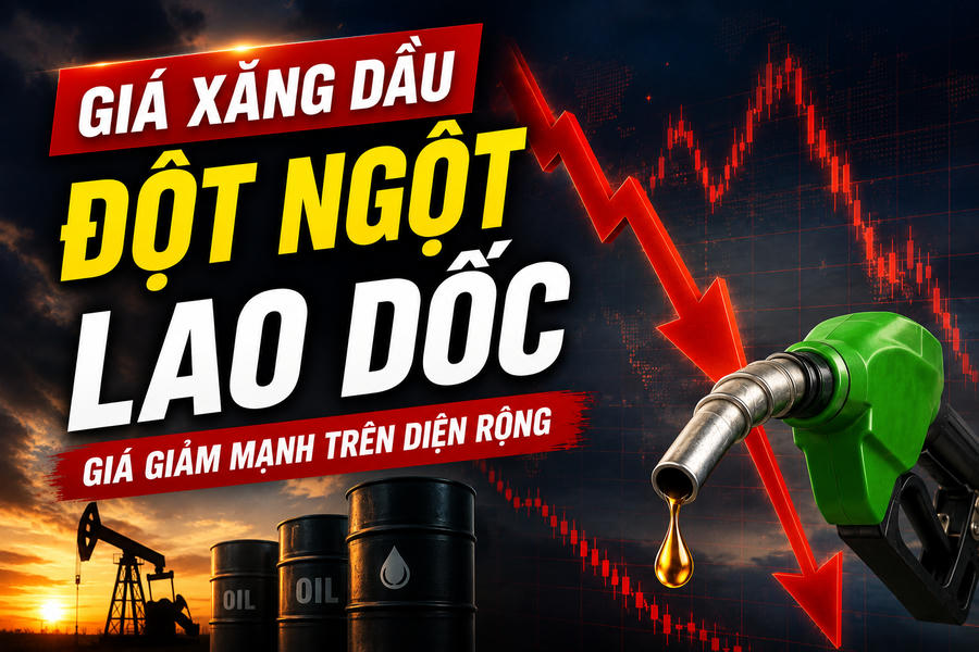 Giá xăng dầu hôm nay 6/6: Đột ngột lao dốc, trong nước còn bao nhiêu