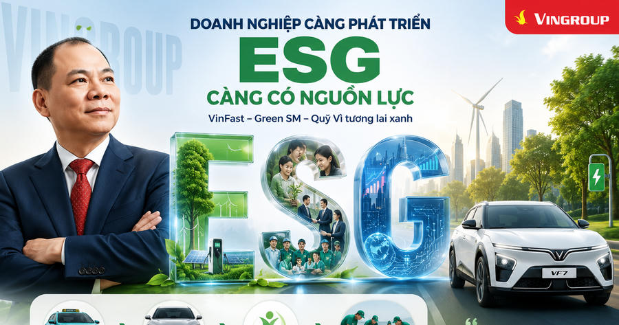VinFast, Green SM và cỗ máy tạo nguồn lực ESG của Vingroup
