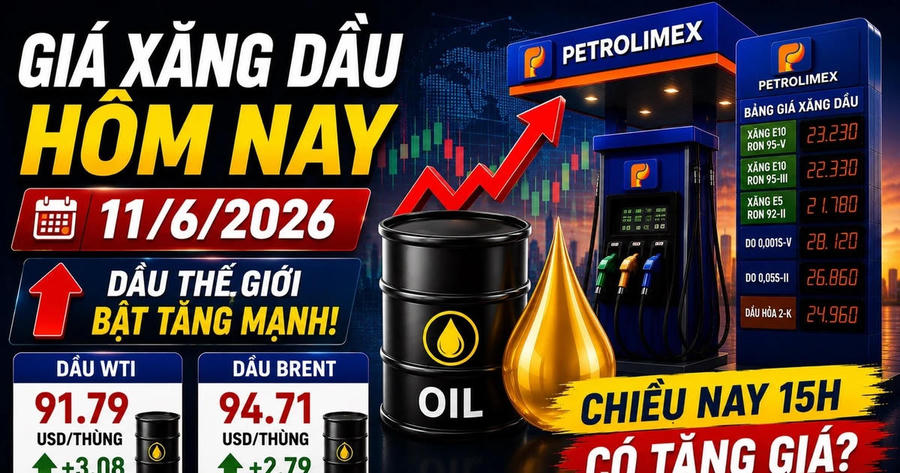 Giá xăng hôm nay 11/6: Dầu thế giới tăng, xăng trong nước chờ điều chỉnh chiều nay