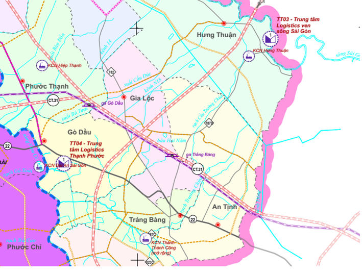 Trảng Bàng quy hoạch đô thị công nghiệp - logistics hơn 38.237 ha