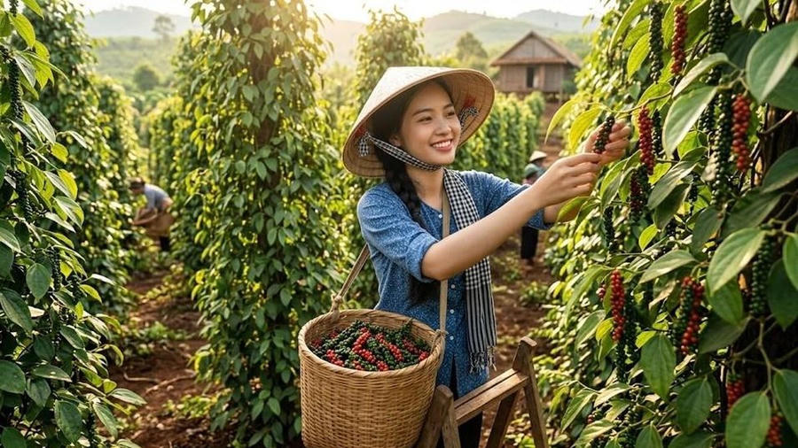 Chốt giá hồ tiêu hôm nay 14.6: Giữ vùng giá cao 140.500 đồng/kg