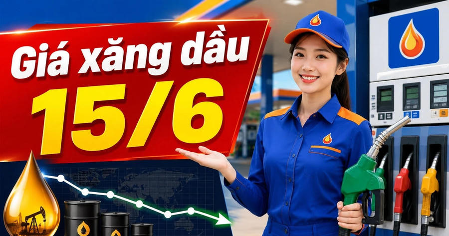 Chốt giá xăng dầu hôm nay 15/6: Đồng loạt giảm sâu