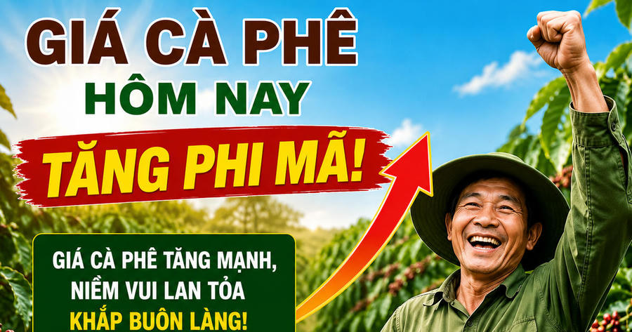 Chốt giá cà phê hôm nay 18/6: Tăng cực mạnh lên 89.600 đồng/kg, nông dân vui sướng