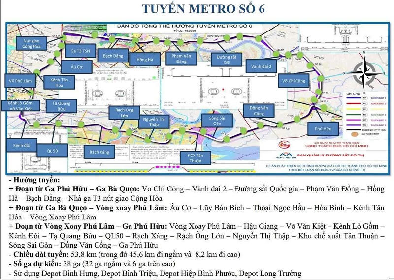 TP.HCM chuẩn bị đầu tư 4 tuyến metro giai đoạn 2026-2030