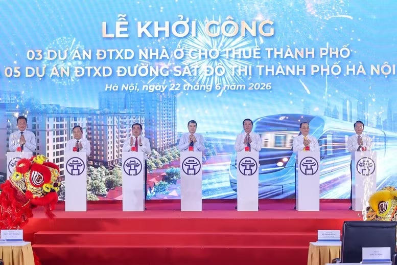 Hà Nội khởi công đồng loạt 5 tuyến metro, vốn đầu tư hơn 1,3 triệu tỷ đồng