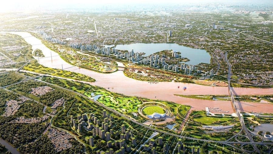 Định hướng hình thành trung tâm tài chính hiện đại dọc hồ Hoàn Kiếm - hồ Tây - sông Hồng