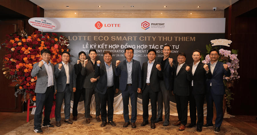 Lotte và Phát Đạt ký hợp tác dự án Lotte Eco Smart City Thủ Thiêm