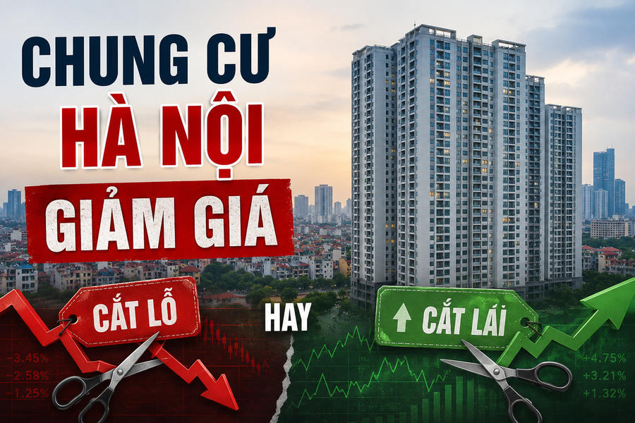 Chung cư Hà Nội giảm giá: Cắt lỗ hay cắt lãi