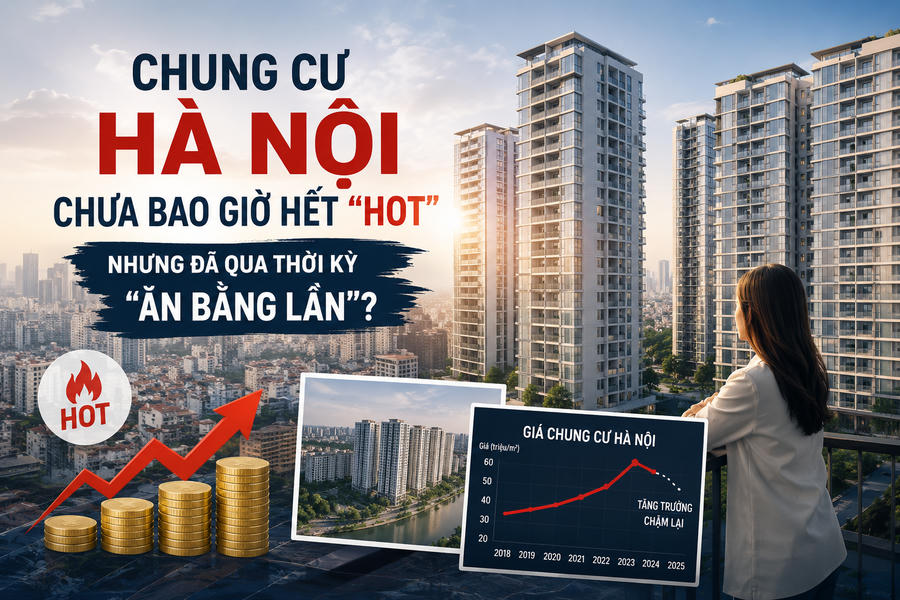 Sự thật! Chung cư Hà Nội chưa bao giờ hết “hot” nhưng đã qua thời kỳ “ăn bằng lần”?