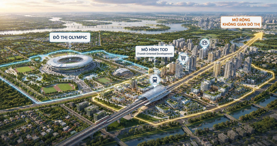 Quy hoạch Hà Nội 100 năm: 14 cực phát triển đô thị mới của Thủ đô nằm ở những đâu?