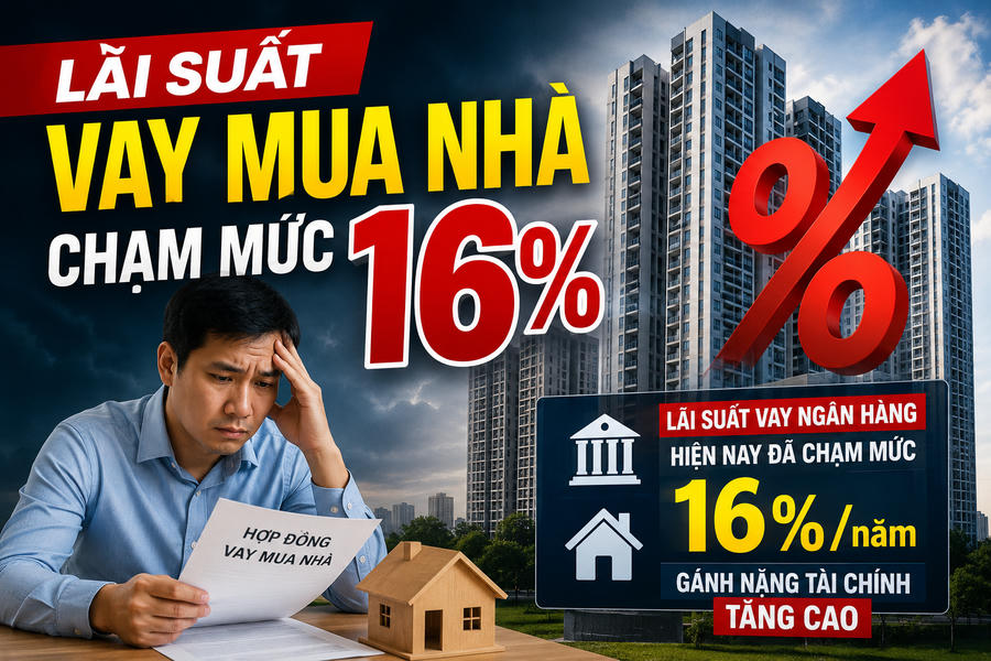 Nghiên cứu của Dat Xanh Services: Lãi vay mua nhà chạm ngưỡng 16%, thị trường BĐS từ nay đến cuối năm gặp khó